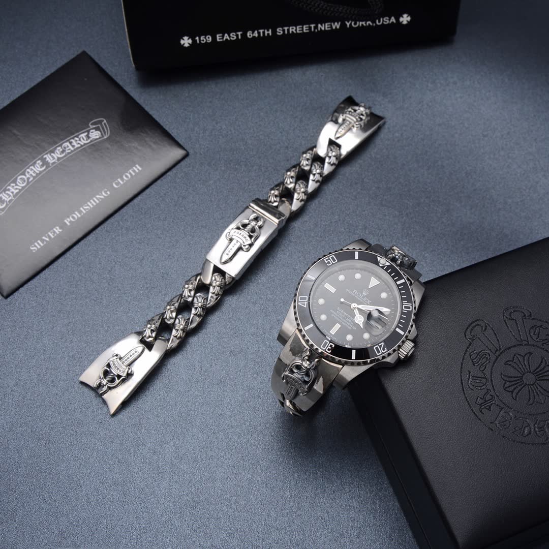 Chrome Hearts Silver Bracelet